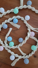 Load image into Gallery viewer, Macrame Fairy Lights 'Colourful'
