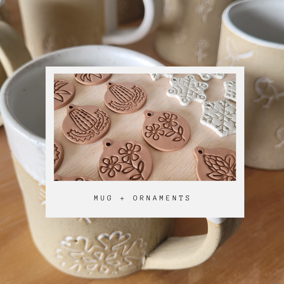 Mug + Ornaments - Saturday, October 4th 1-3pm