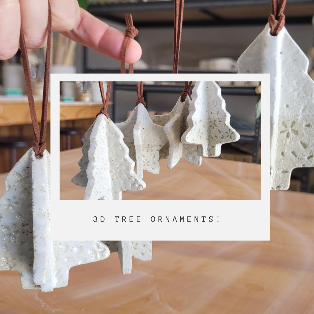 3D Tree Ornaments - Saturday, October 18th 1-3pm