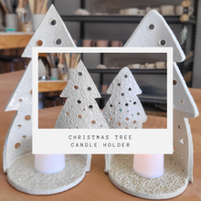 Load image into Gallery viewer, Tree Candle Holder - Saturday, November 22nd 1-3pm *8 Spots*
